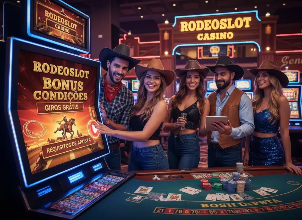 Rodeoslot bonus condições, giros e requisitos de aposta